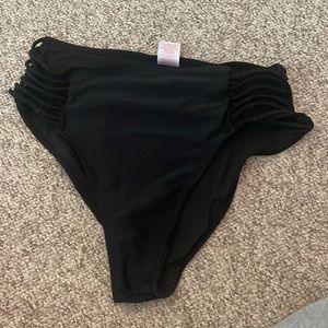 Black Target Bikini Bottoms